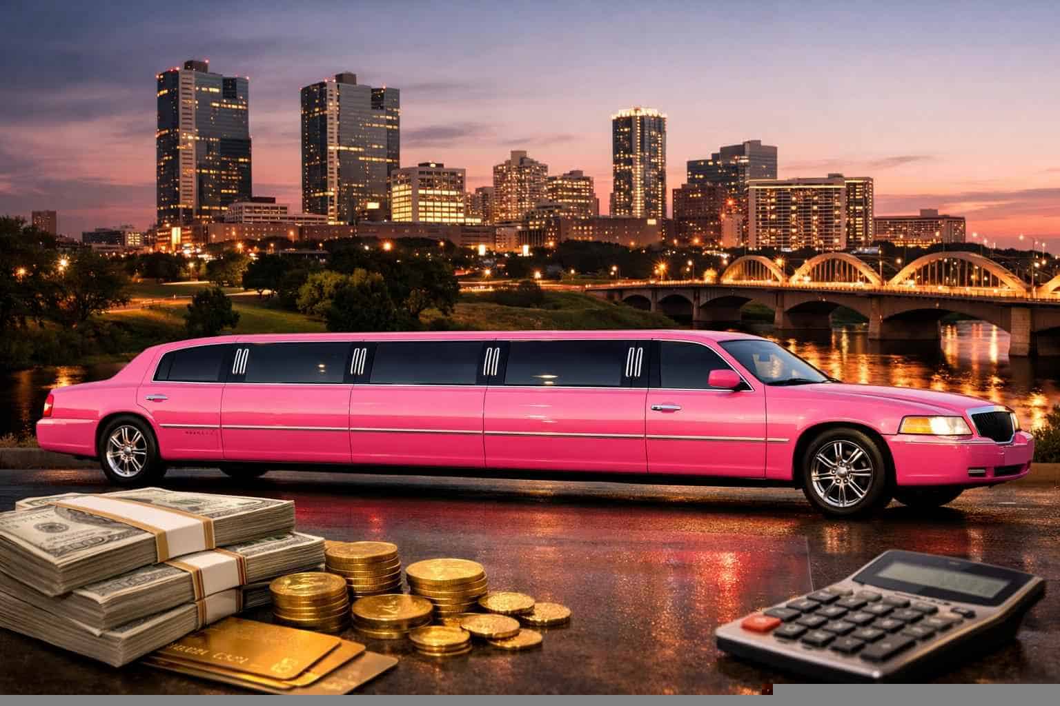 How Much Is Pink Limo Rental In Fort Worth?