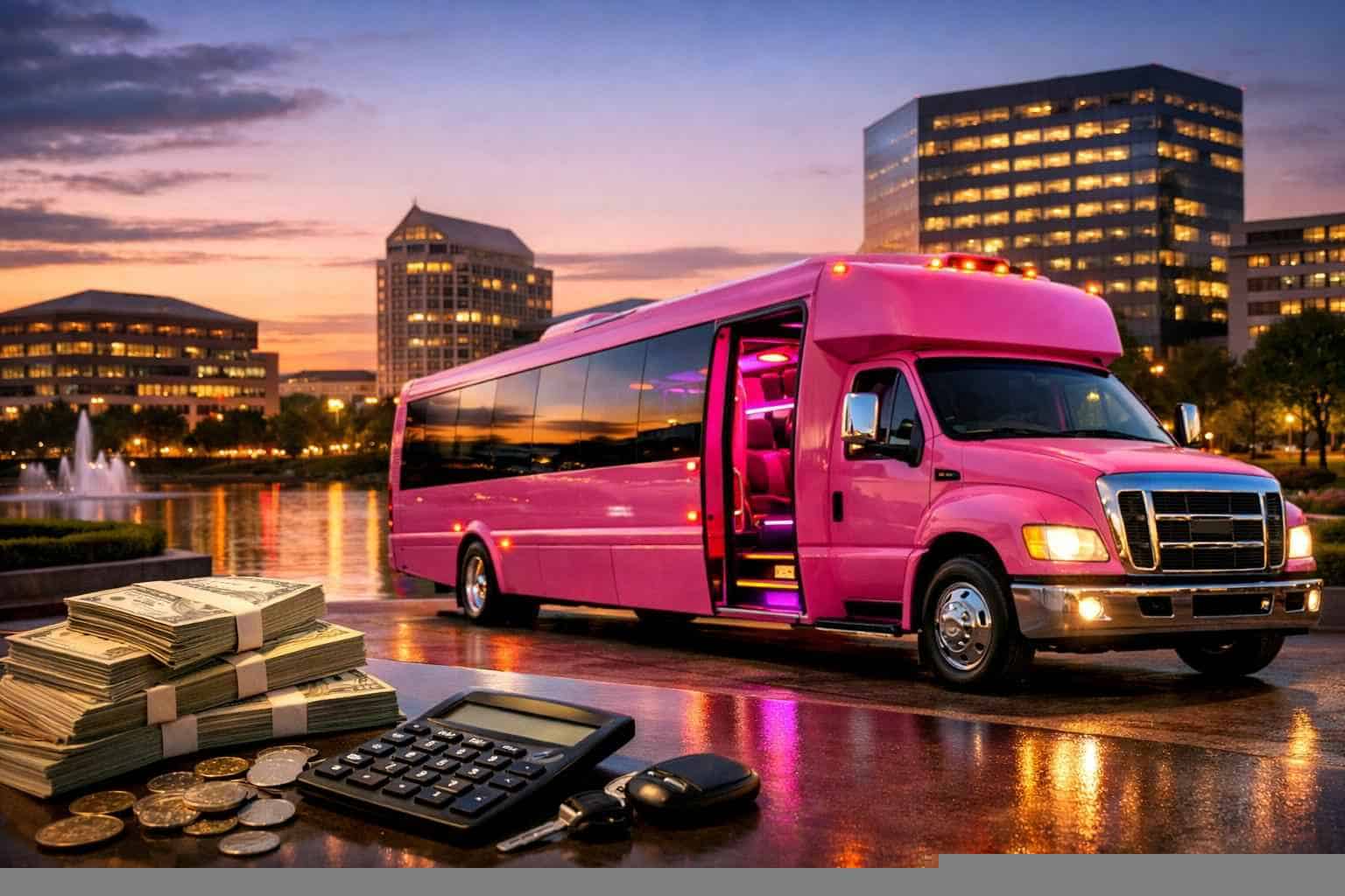 How Much Does Pink Party Bus Rental Cost In Plano Texas?