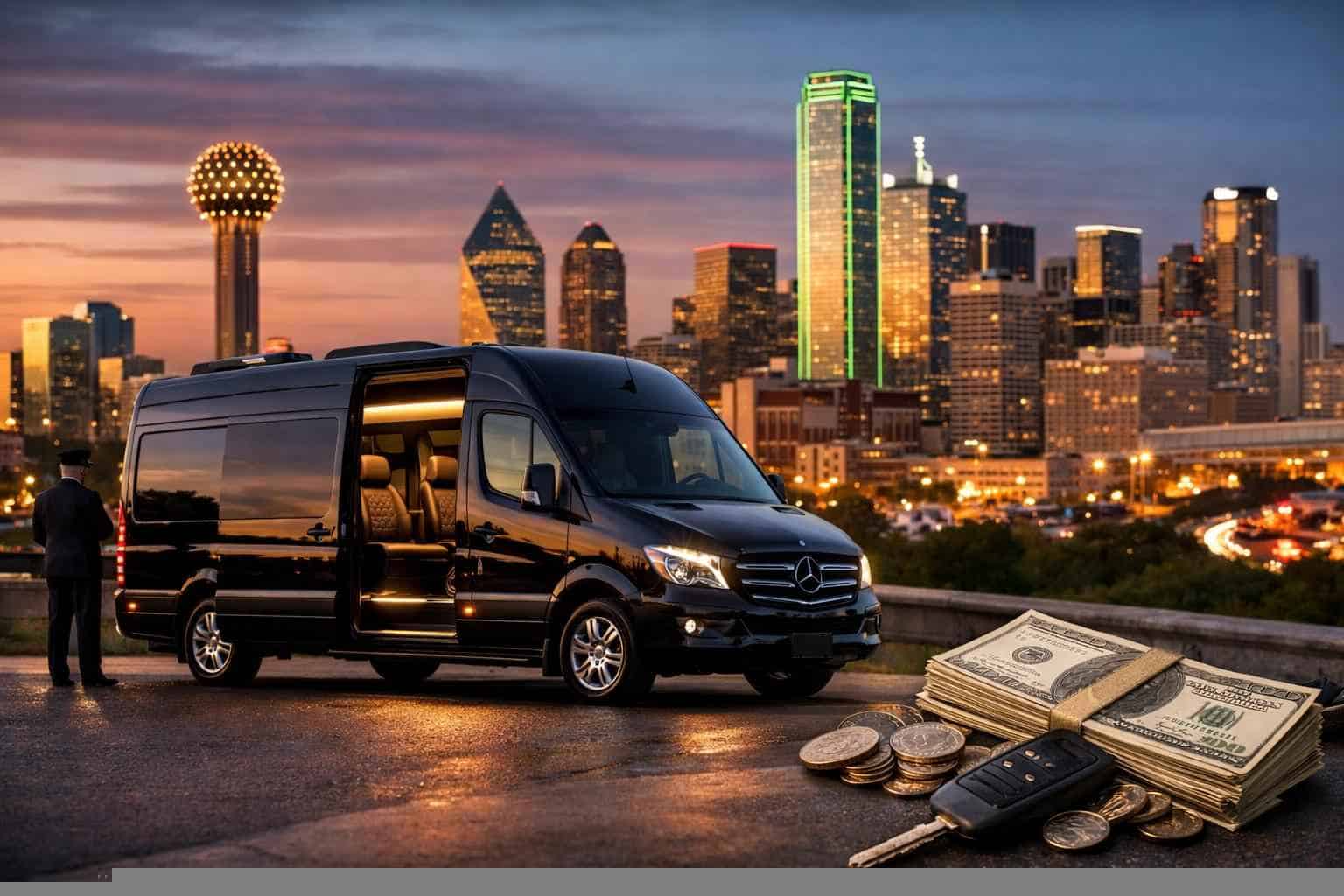 How much does sprinter van rental with driver cost in Dallas Texas?