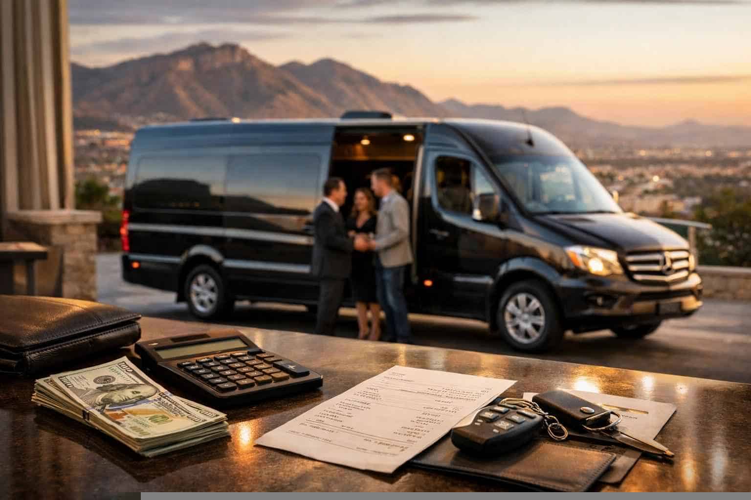 How much does sprinter van rental with driver cost in El Paso Texas?