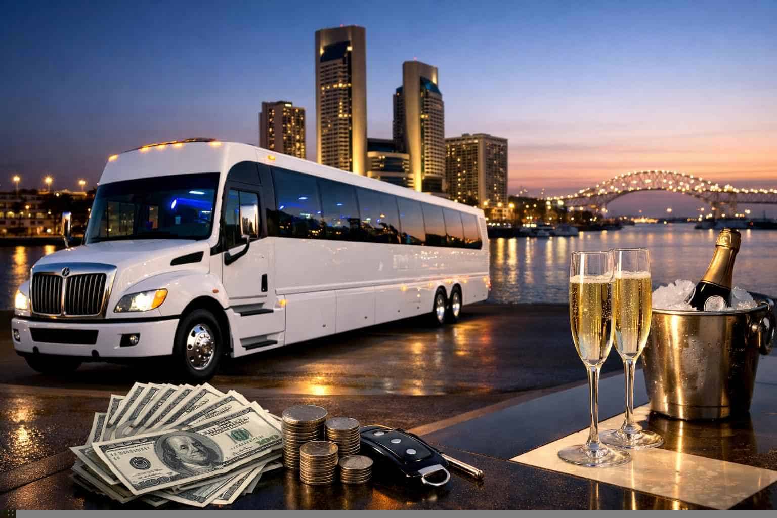How Much Does White Party Bus Rental Cost In Corpus Christi Texas?