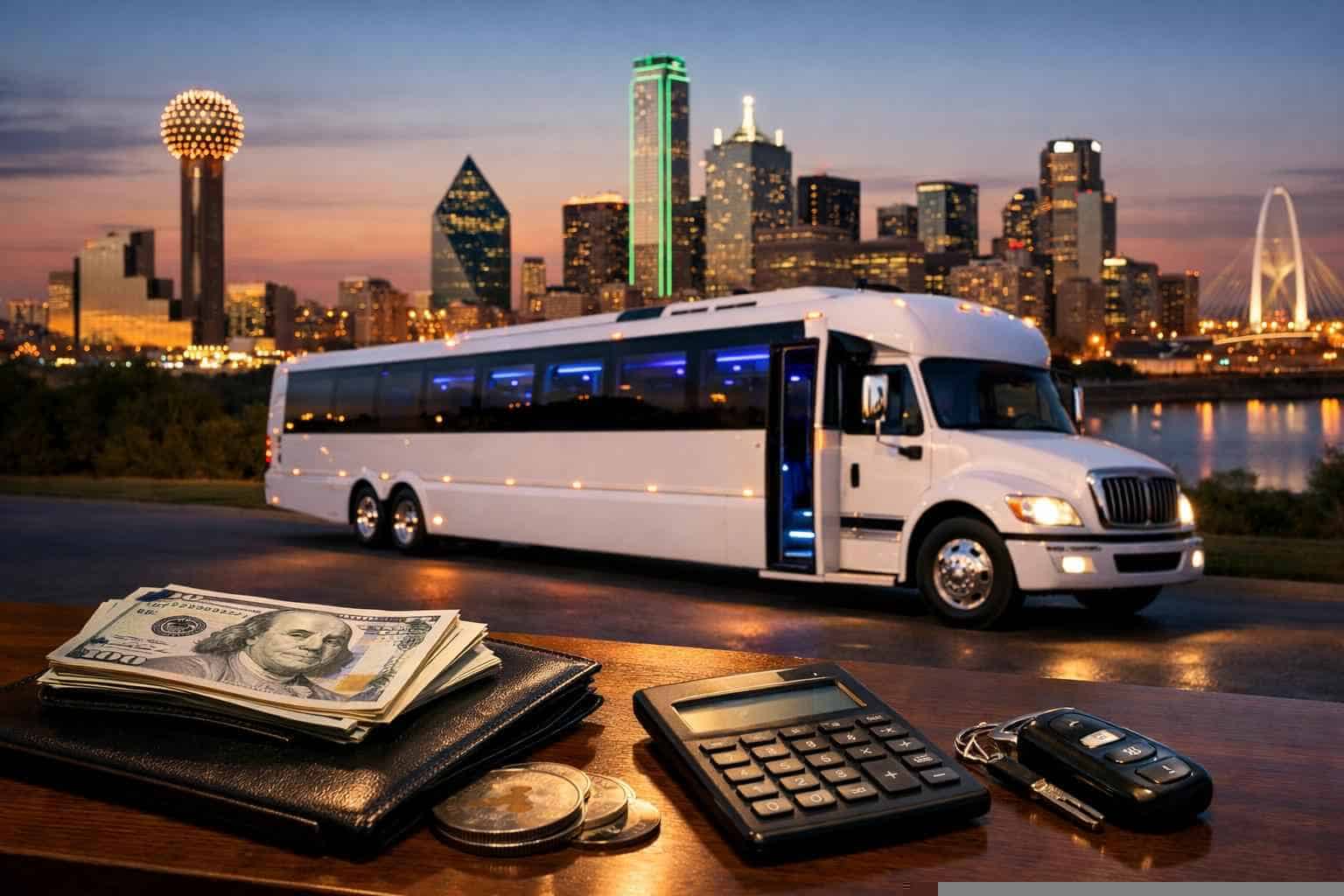 How Much Does White Party Bus Rental Cost In Irving Texas