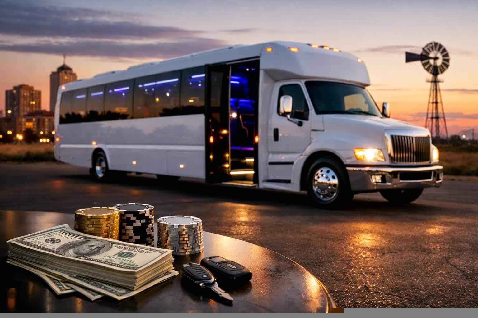 How Much Does White Party Bus Rental Cost In Lubbock Texas