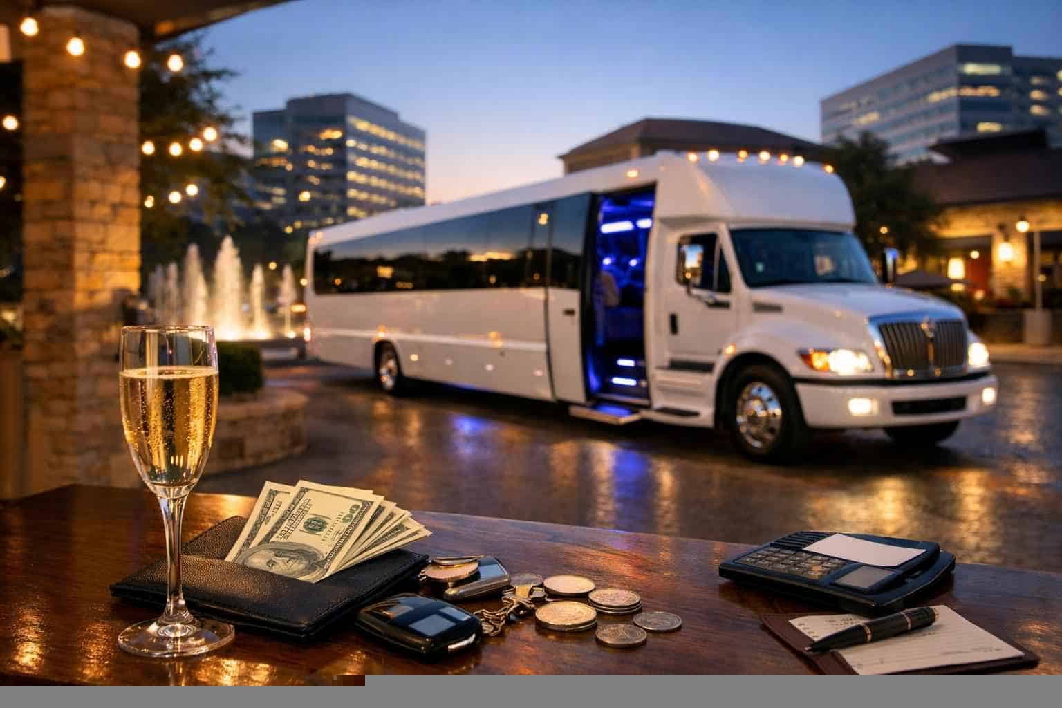 How Much Does White Party Bus Rental Cost In Plano Texas