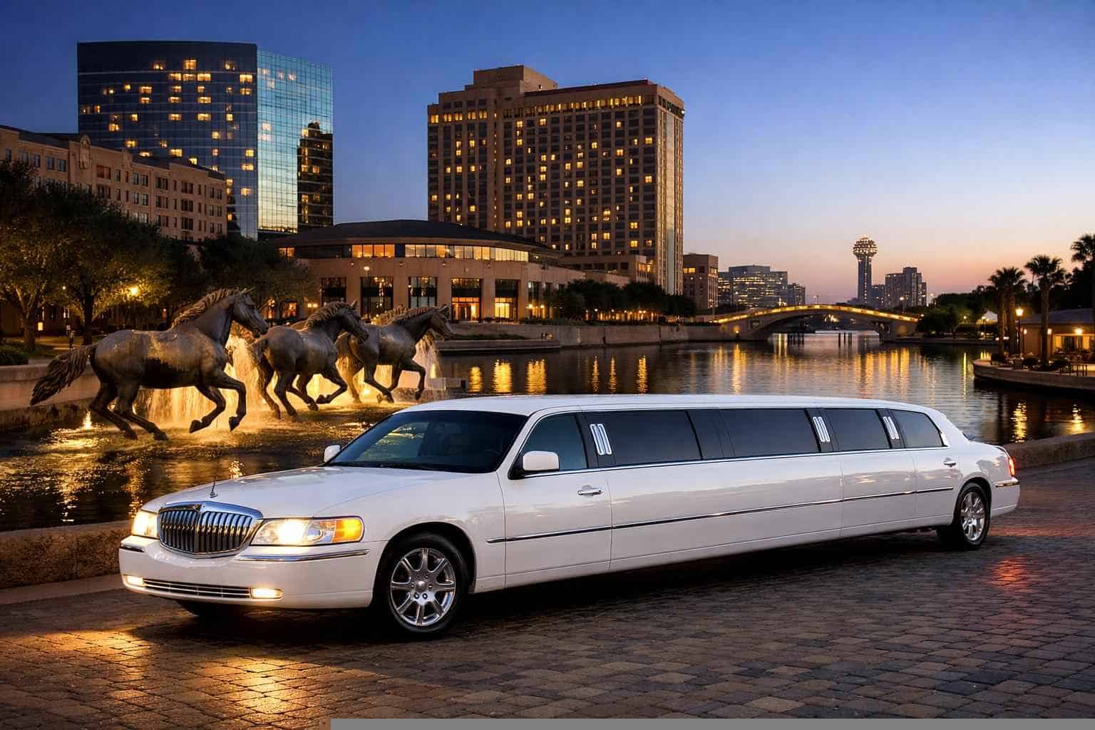 Irving Texas White Limos
