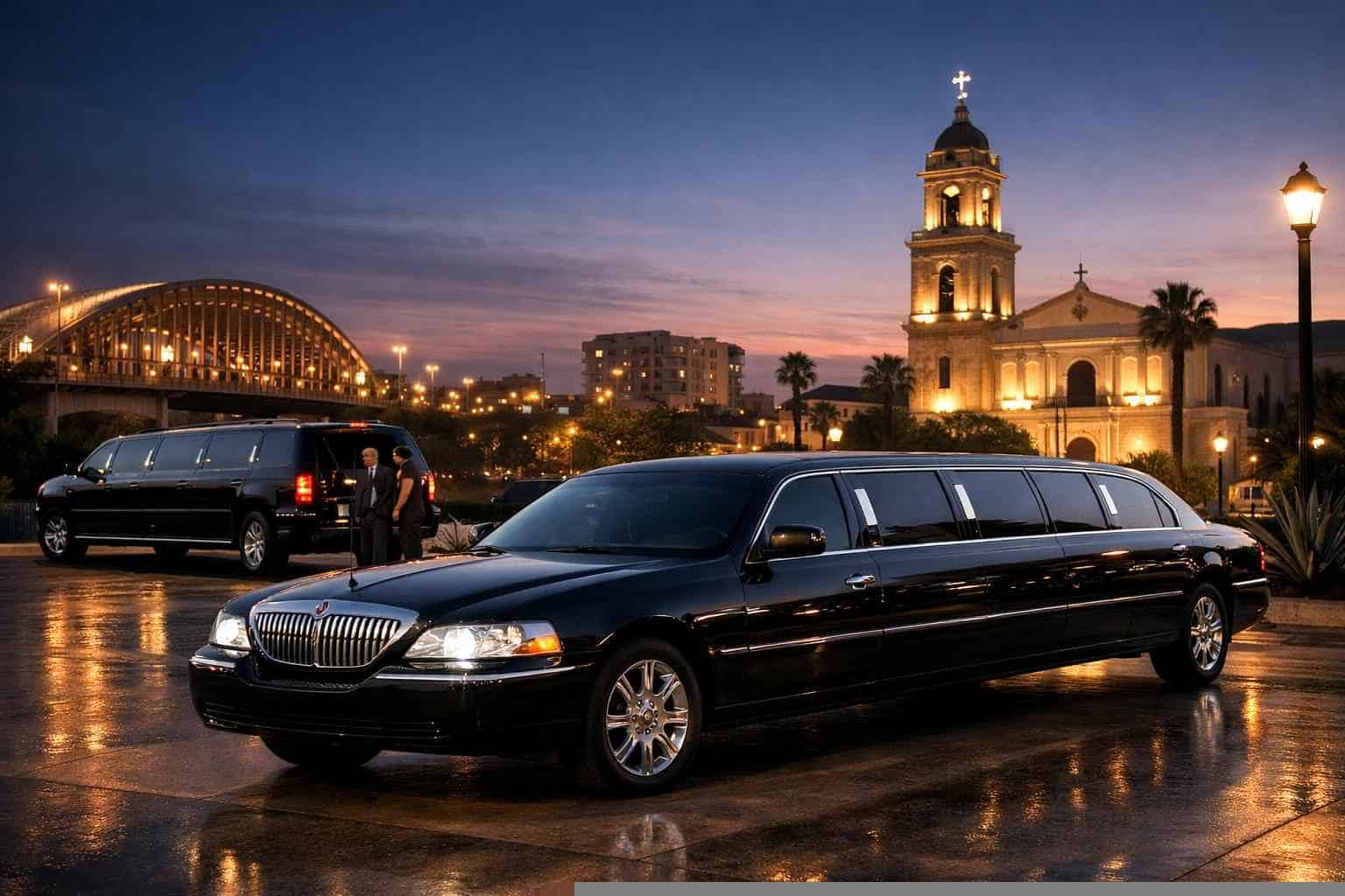 Luxury Black Limousines For Laredo Events