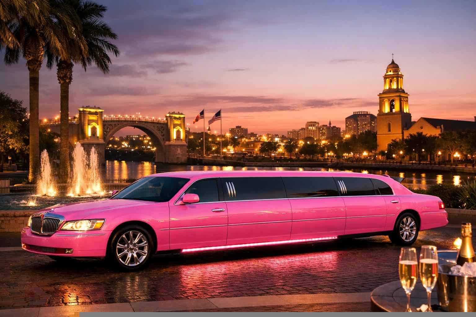 Laredo Texas Pink Limos