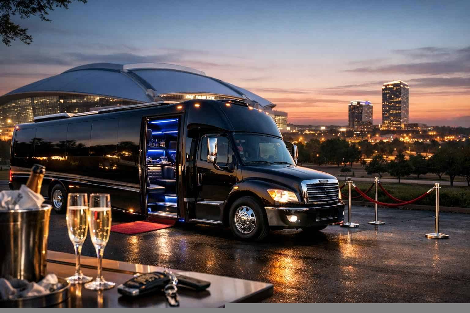 Limo Bus Rental Services in Arlington Texas