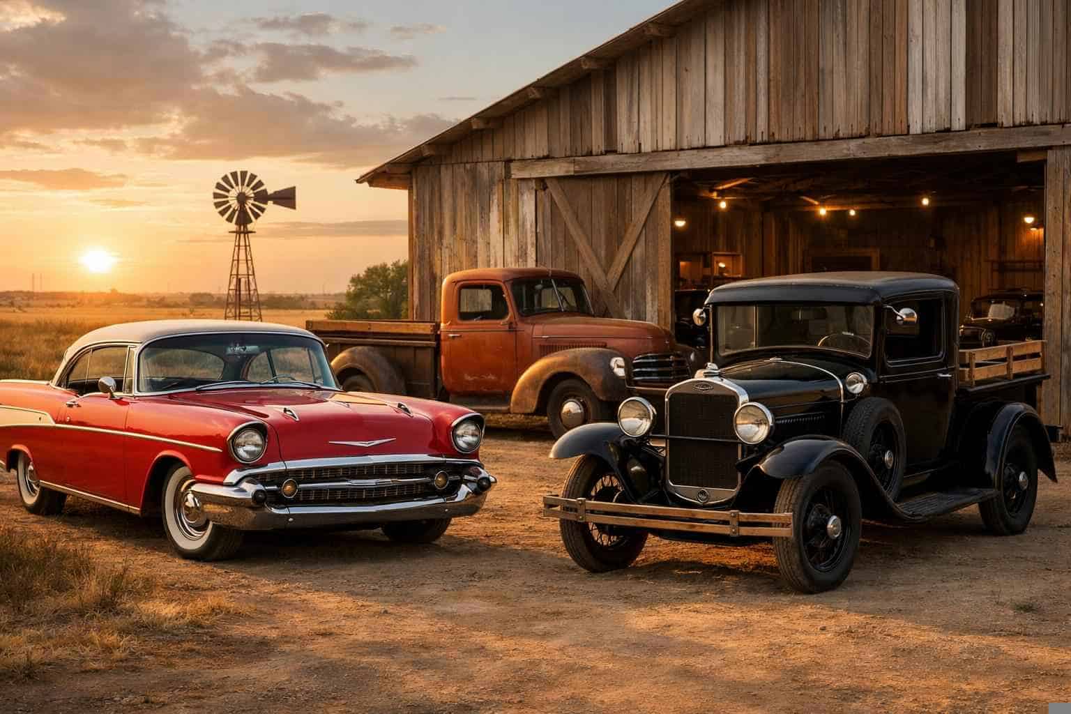 Lubbock Texas Antique Vehicles