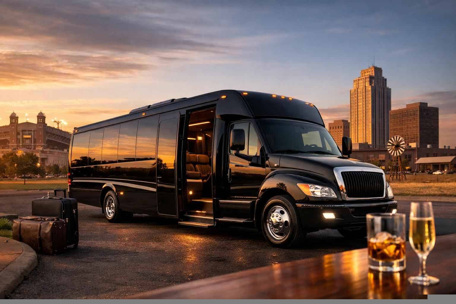 Lubbock TX Black Party Bus Service