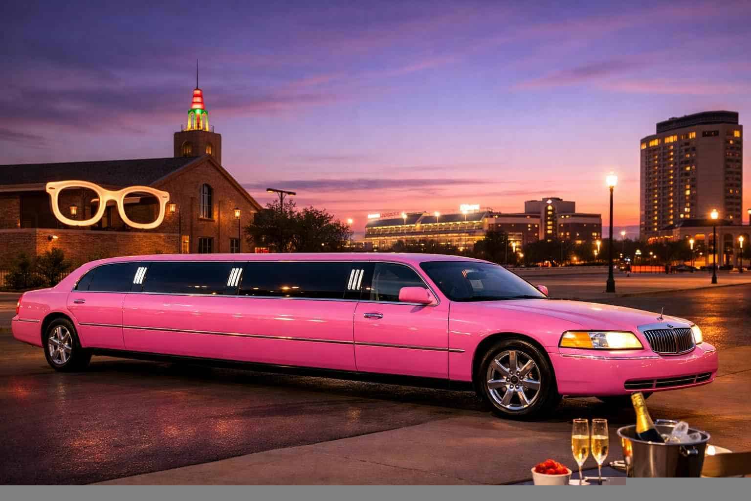 Lubbock Texas Pink Limo Service