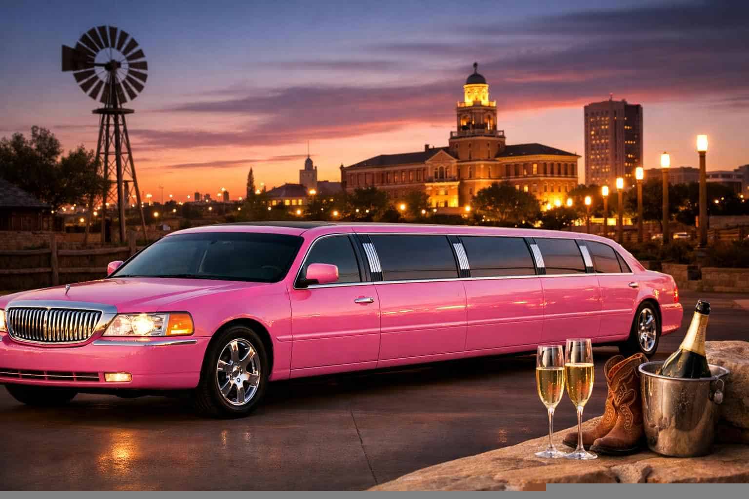 Lubbock Texas Pink Limos