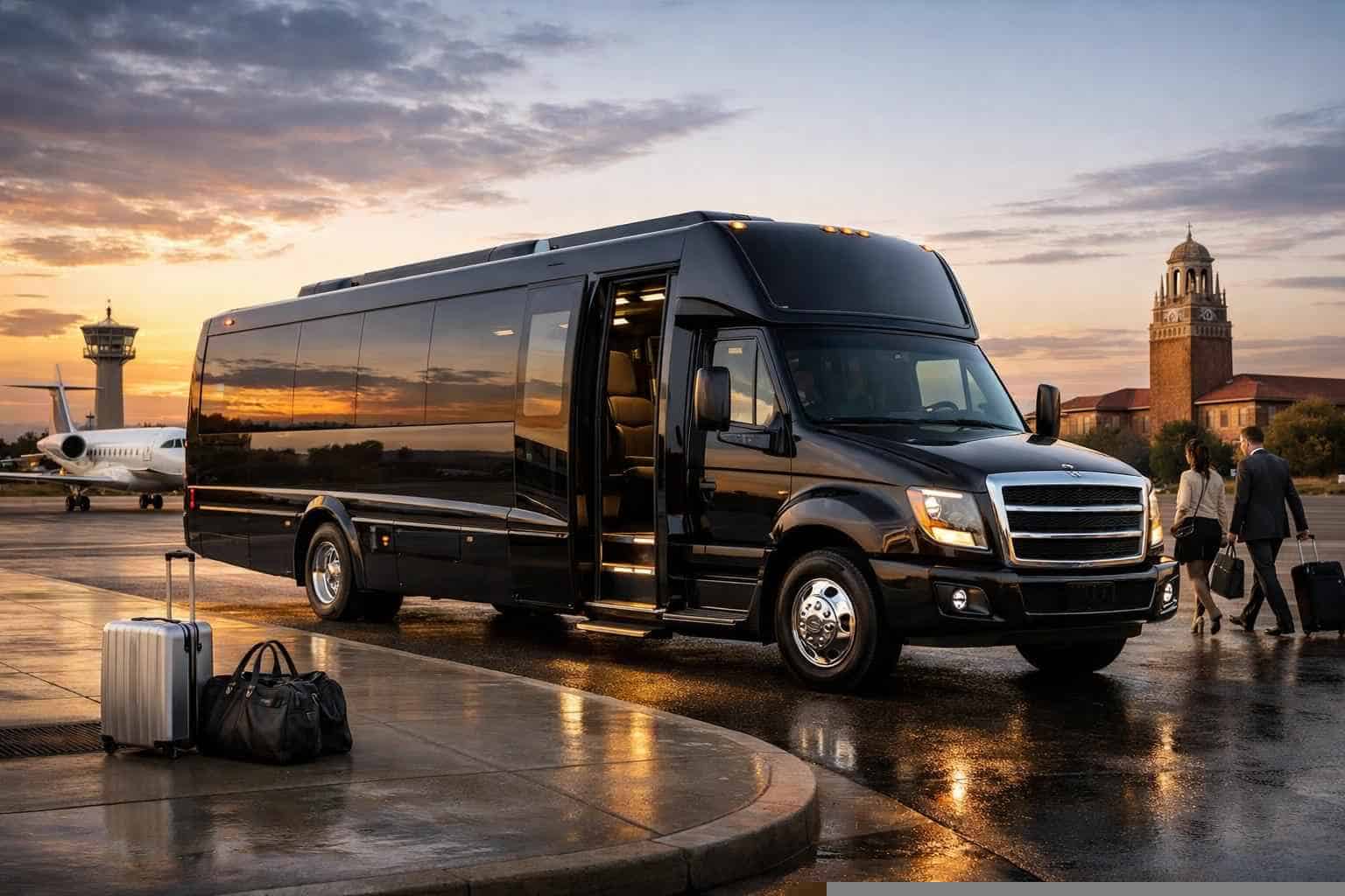 Group Shuttle Bus Service In Lubbock Texas