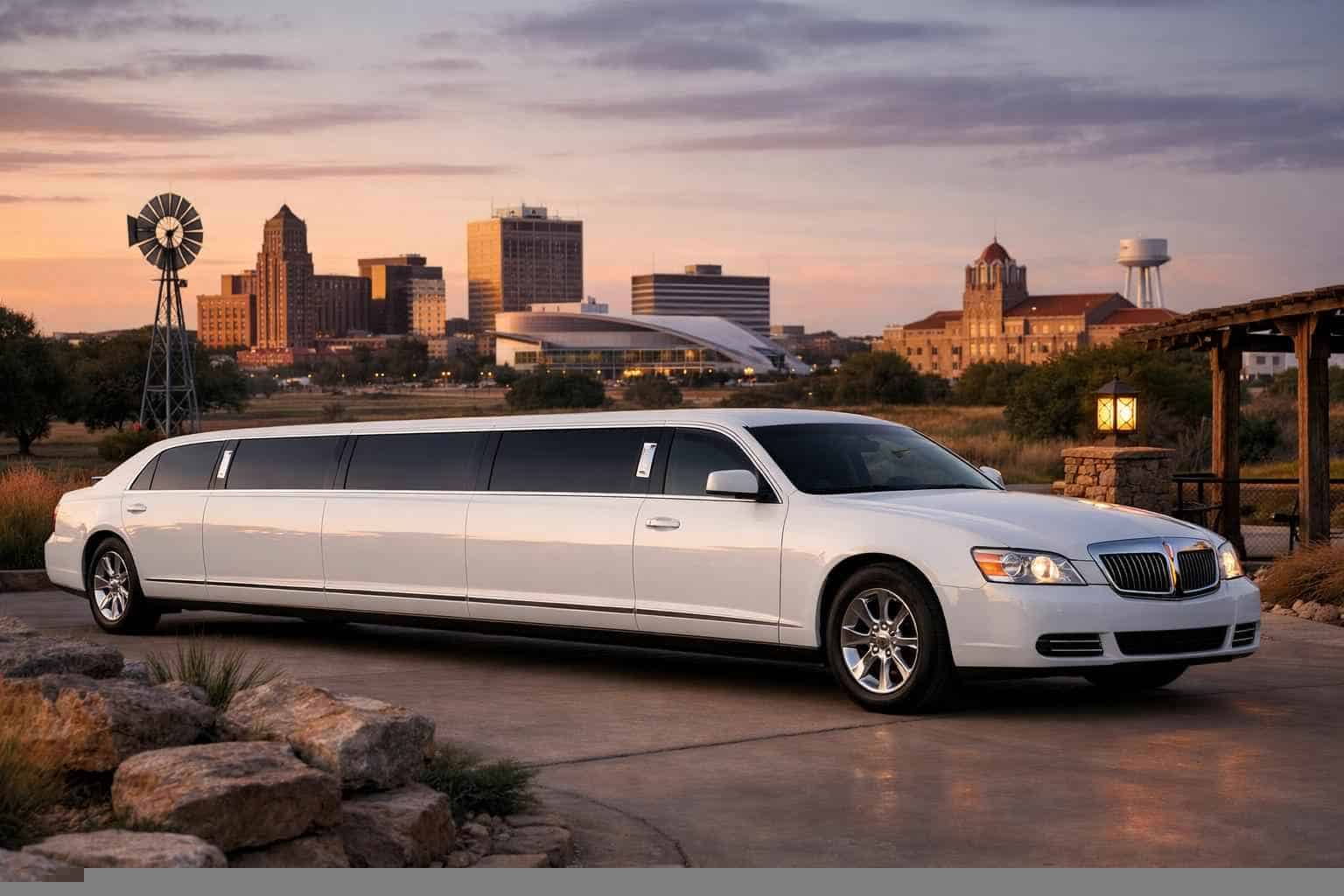 Lubbock Texas White Limos