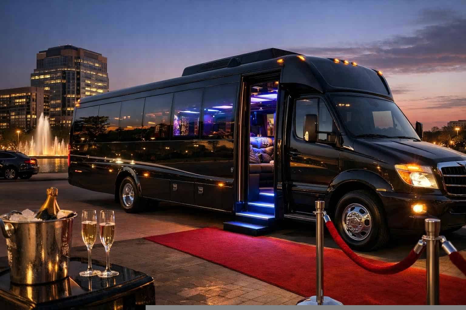 Group Party Bus Services In Plano Texas