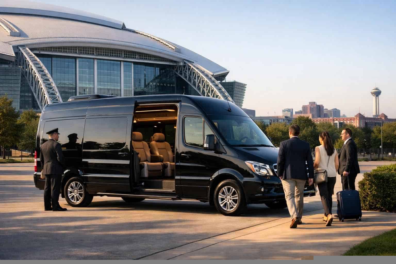 Private Van With Chauffeur In Arlington Texas
