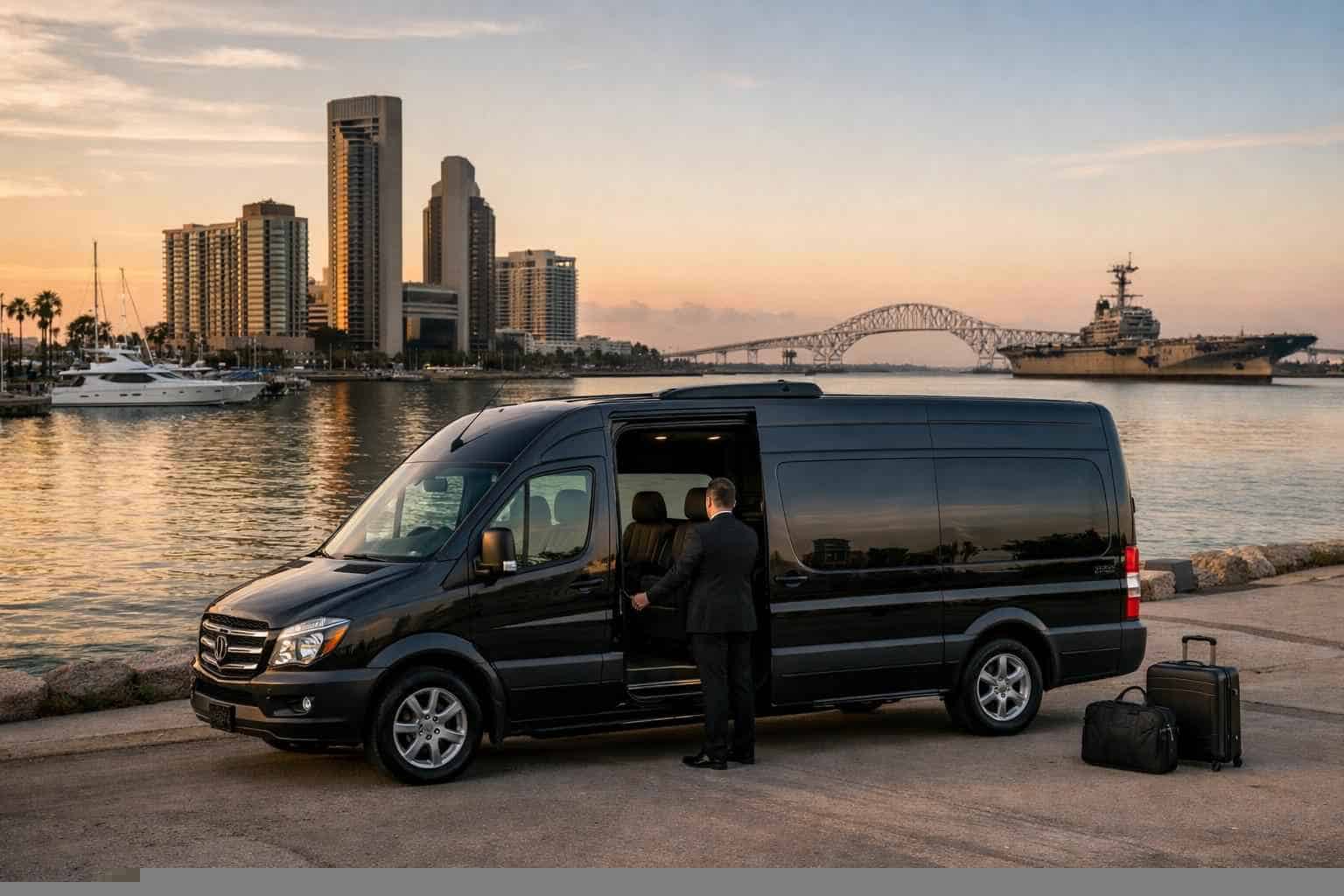 Passenger Van Rental With Driver Near Corpus Christi