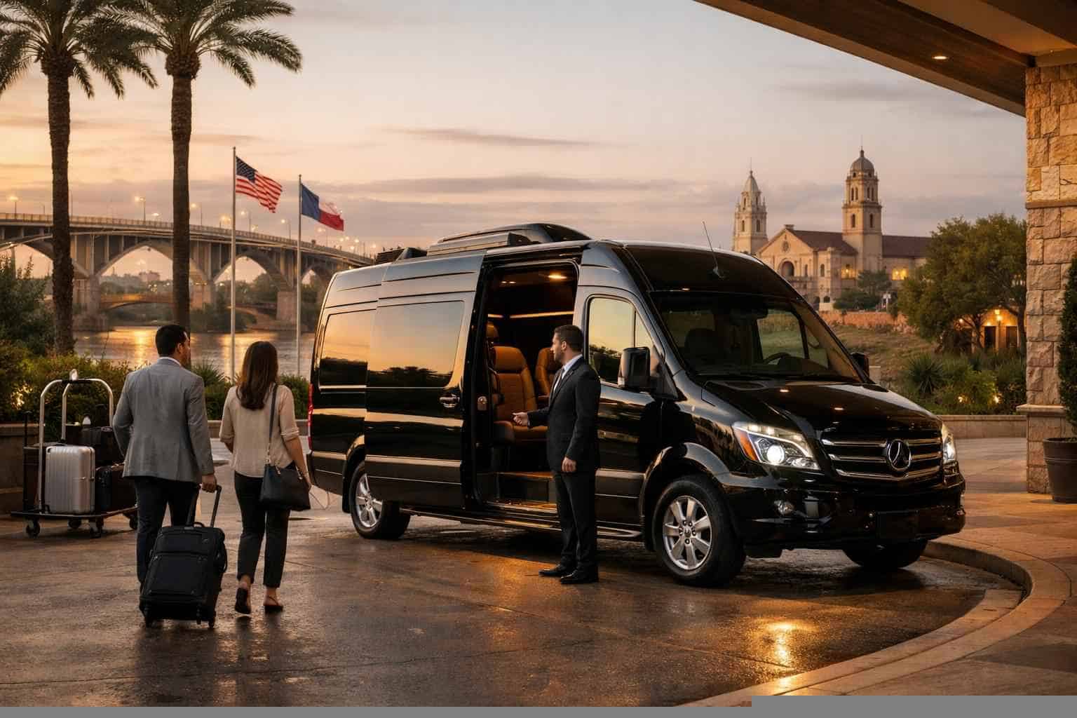 Chauffeured Passenger Van Services In Laredo