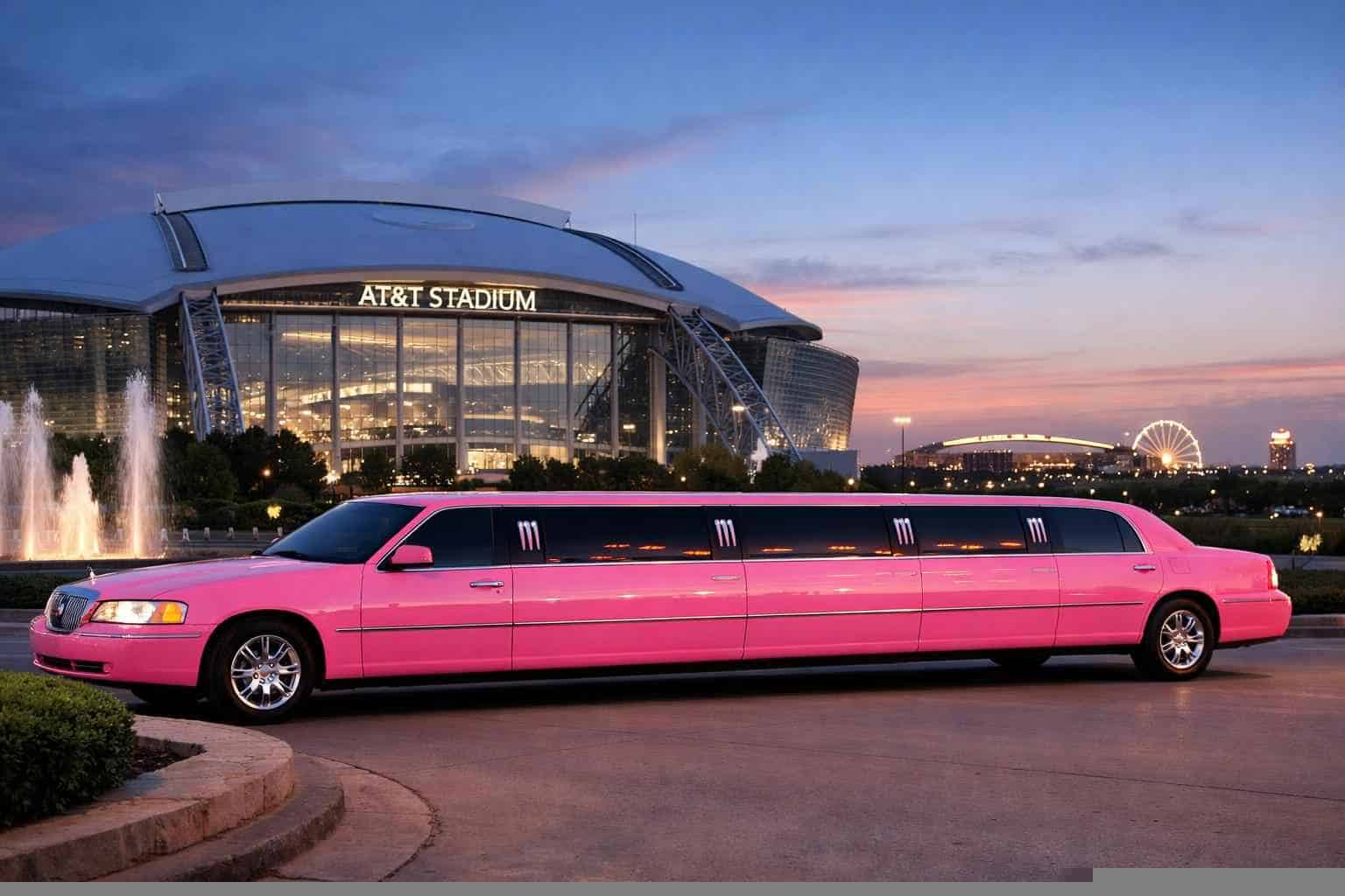 Pink Limo Rental Services in Arlington Texas