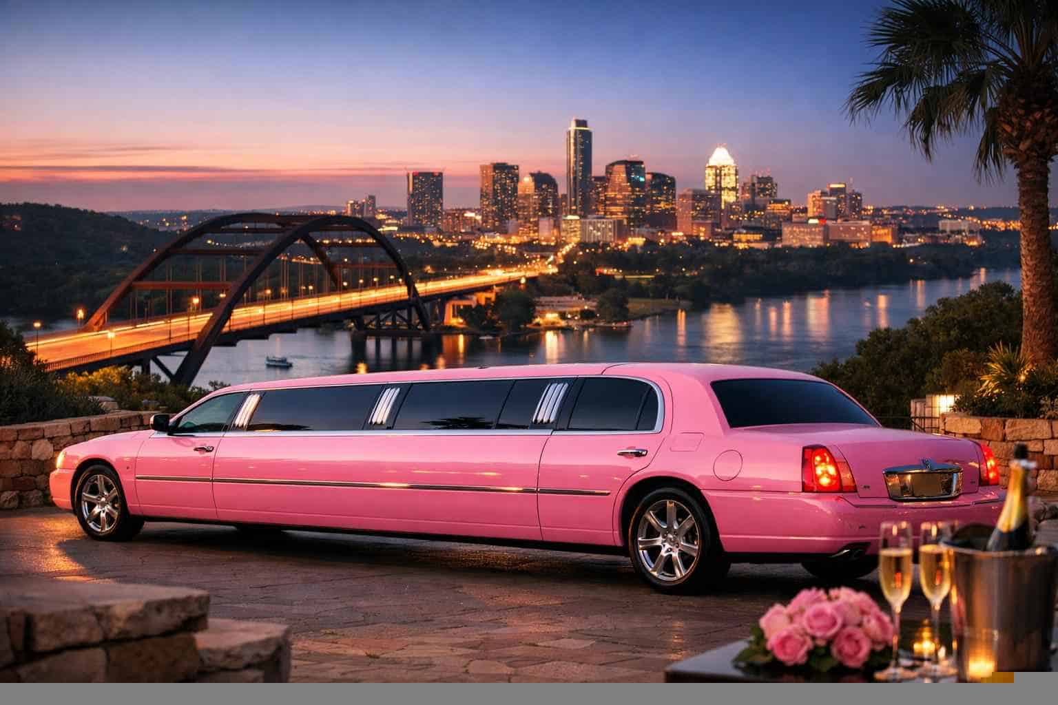 Pink Limo Rental Services In Austin Texas
