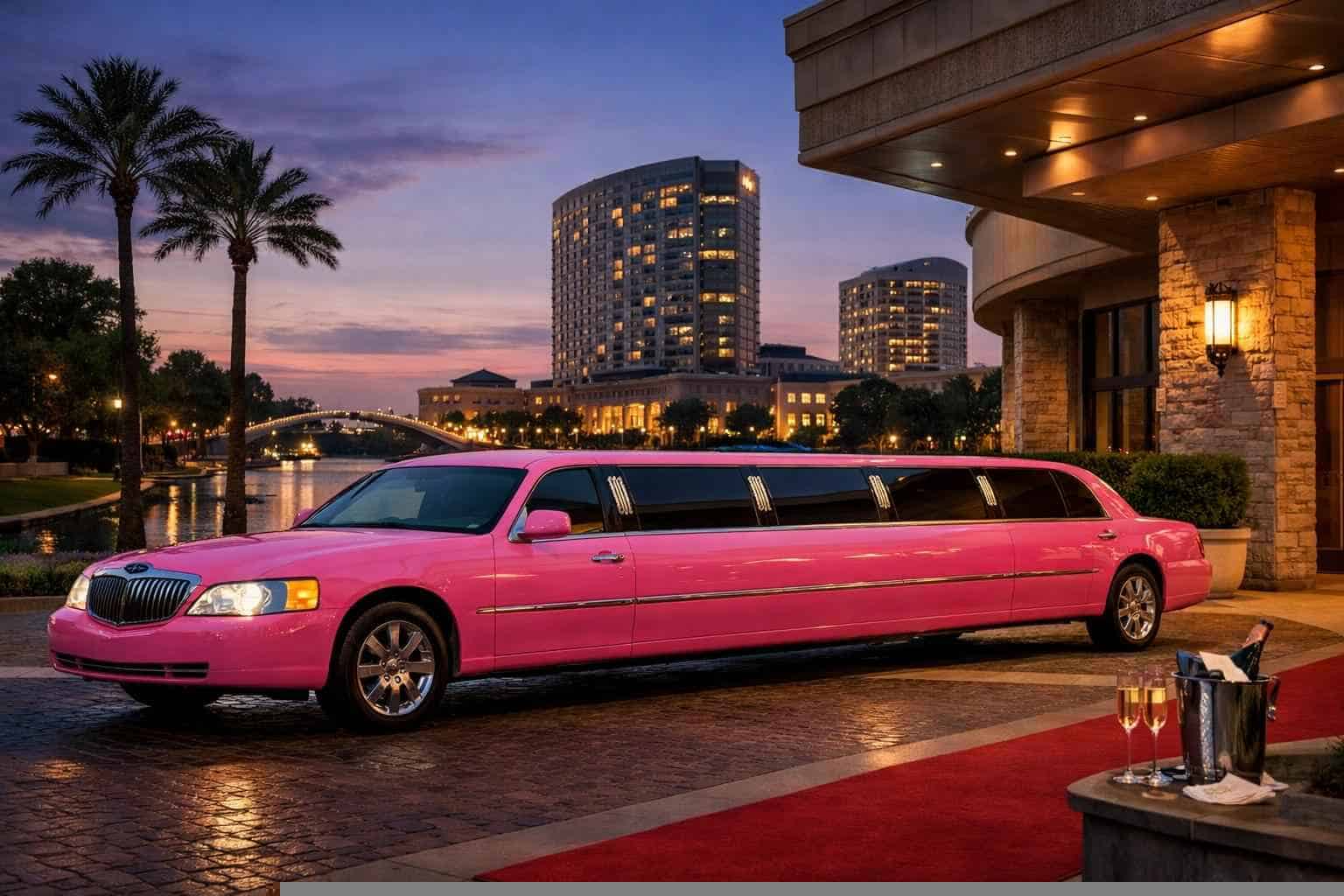 Pink Limo Rental Services In Irving Texas