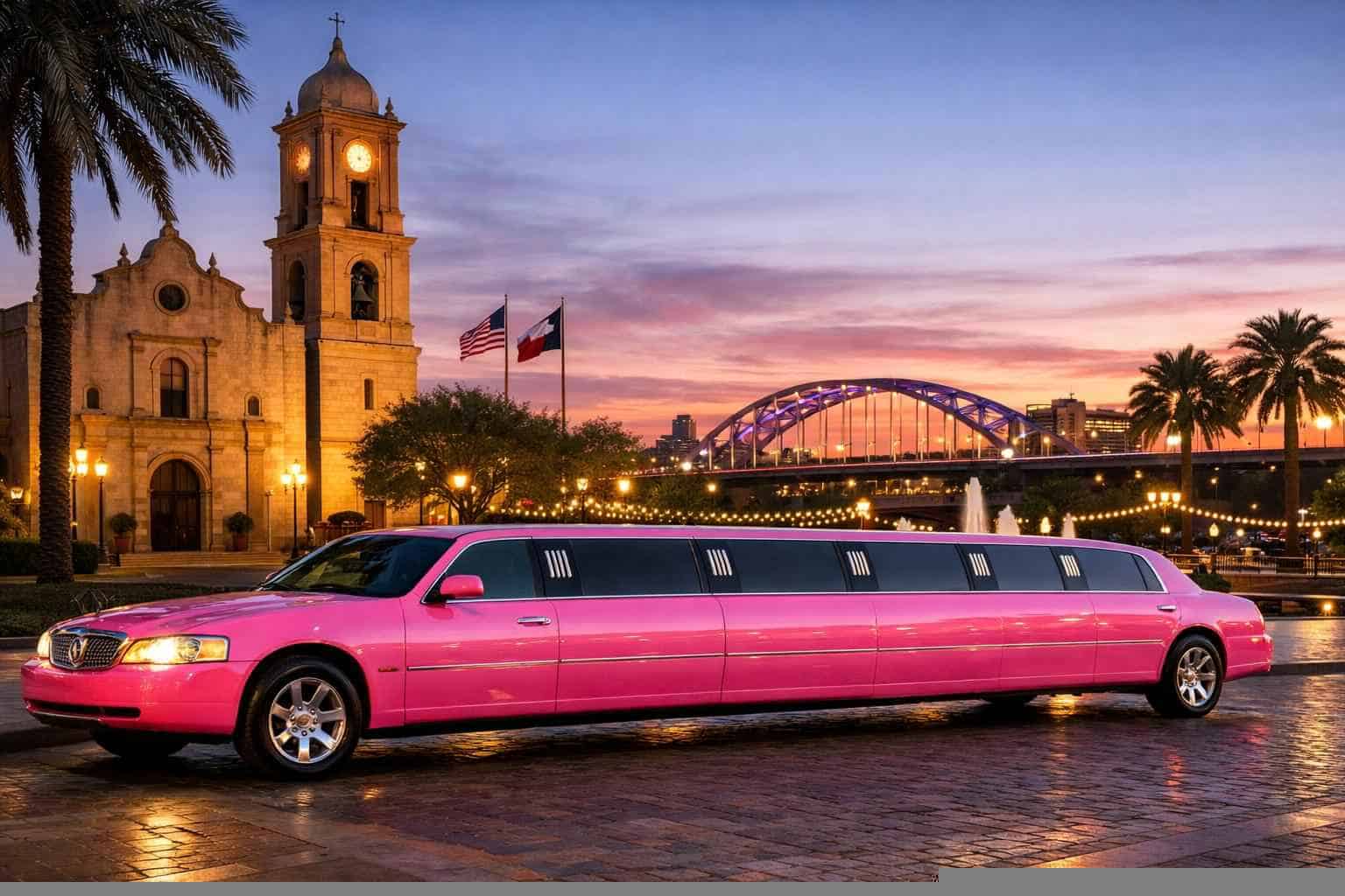 Pink Limo Rental Services In Laredo Texas