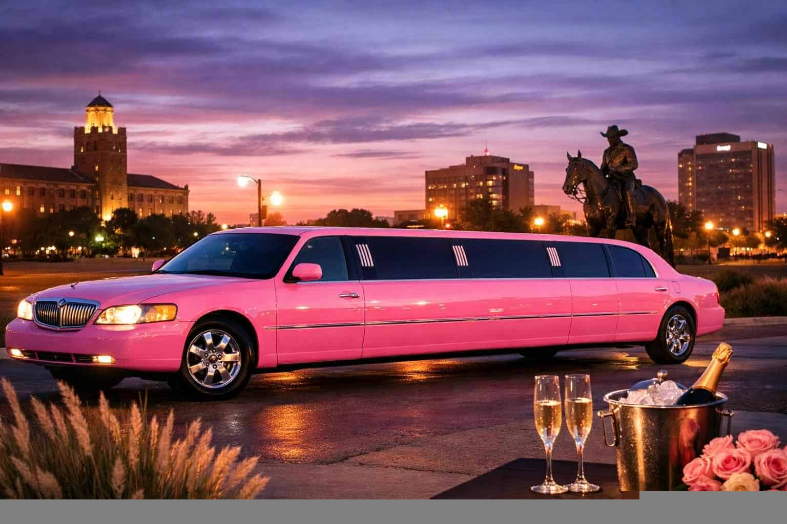 Pink Limo Rental Services In Lubbock Texas