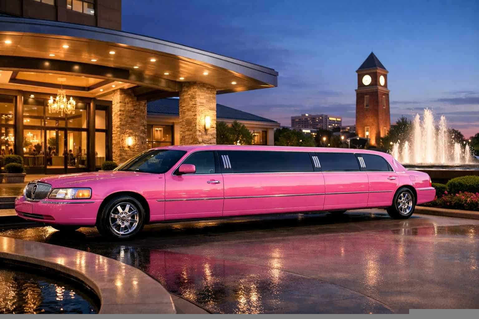 Pink Limo Rental Services In Plano Texas