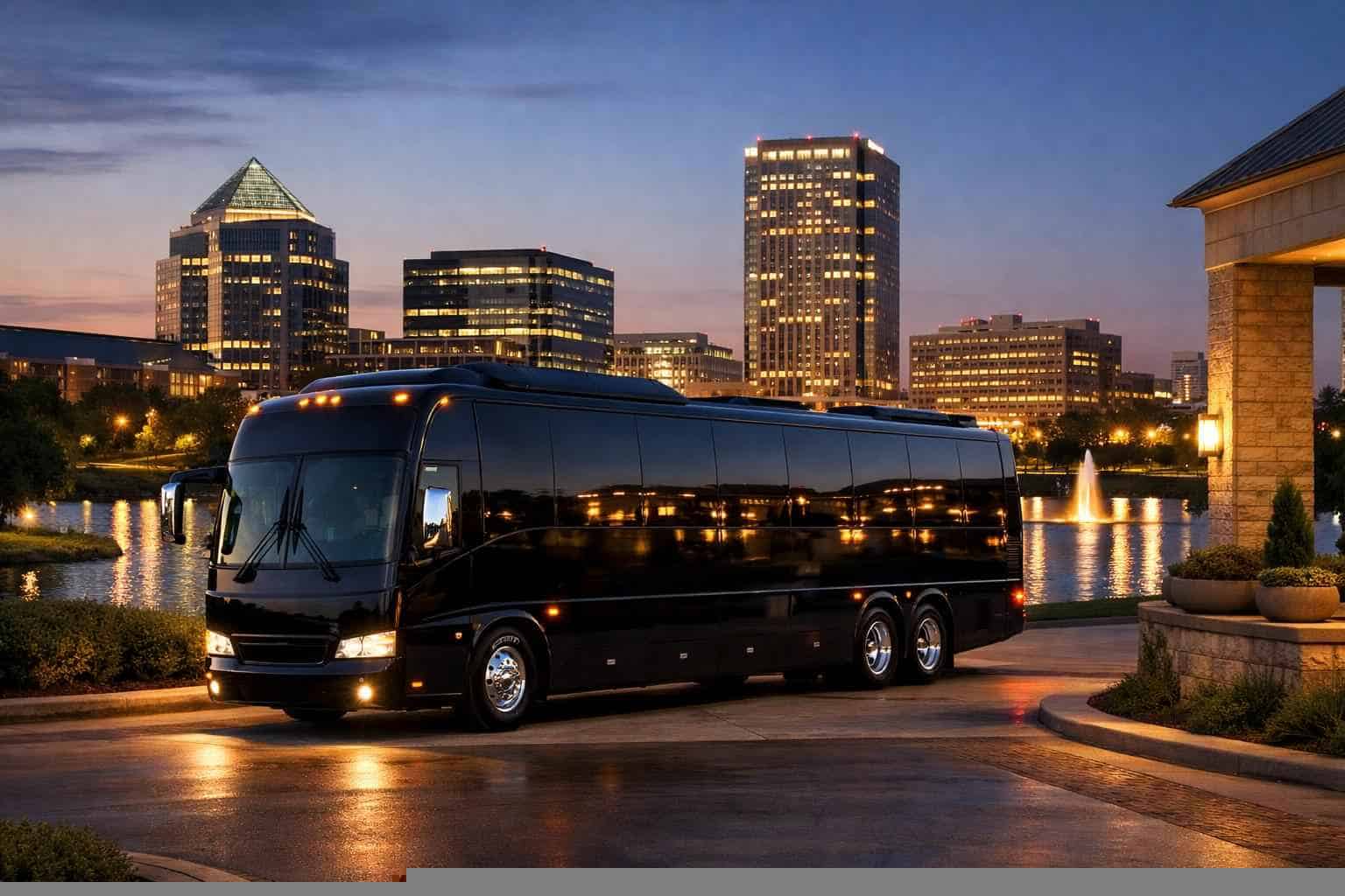 Private Black Bus Service In Plano Texas
