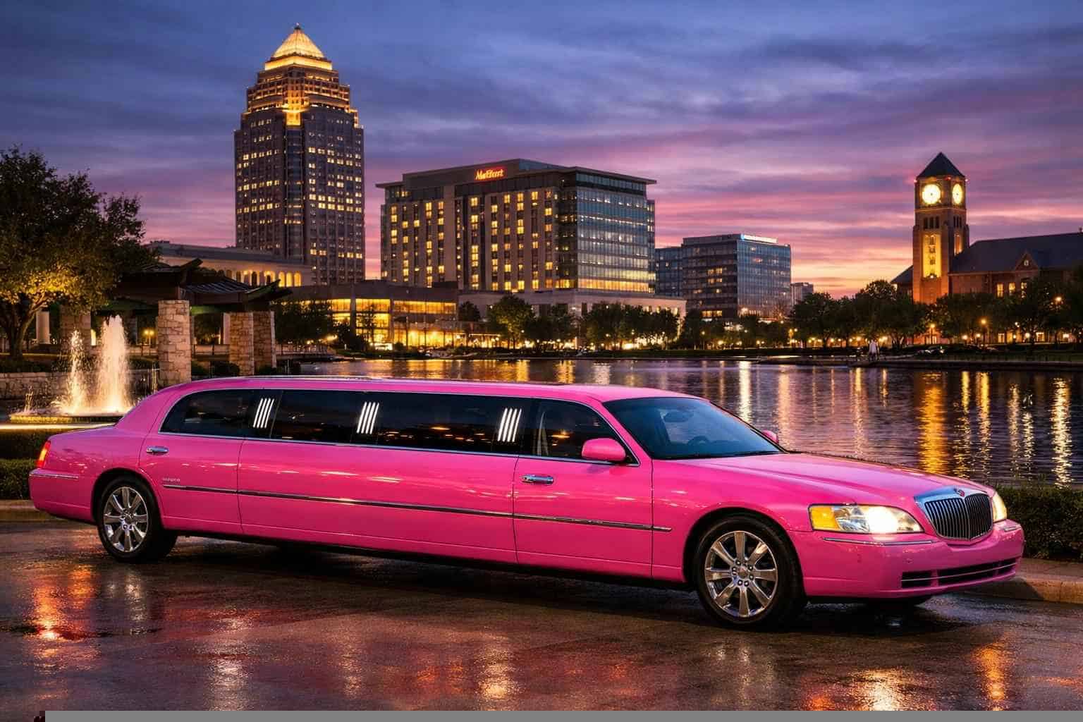 Plano Texas Pink Limos