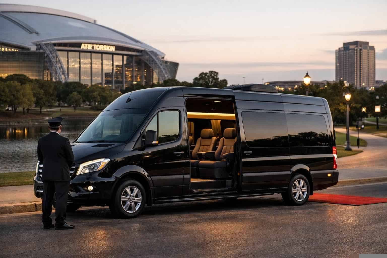 Sprinter Van Rental Services with Driver in Arlington Texas