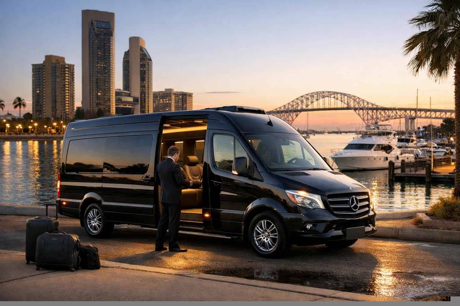 Sprinter Van Rental Services with Driver in Corpus Christi Texas