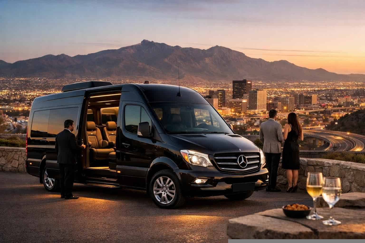 Sprinter Van Rental Services with Driver in El Paso Texas