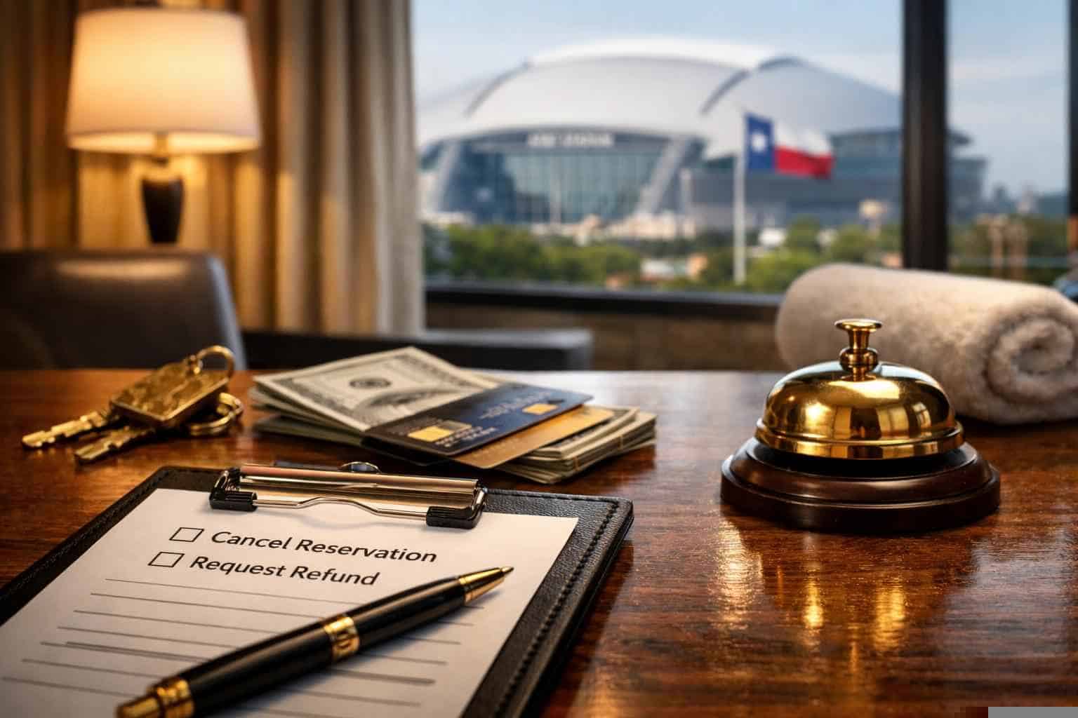 What is your cancellation and refund policy for Arlington Texas reservations?