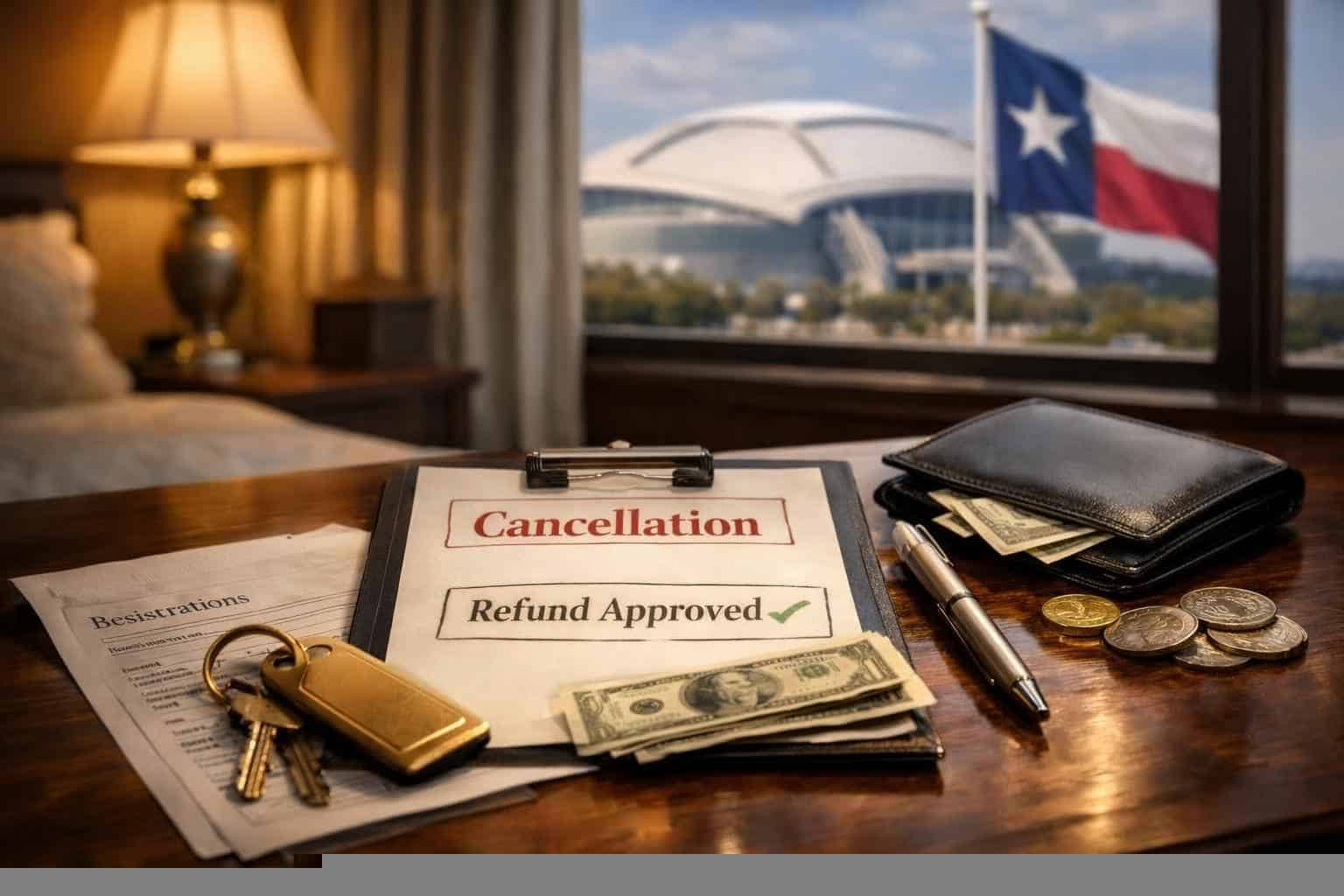 What is your cancellation and refund policy for Arlington Texas reservations