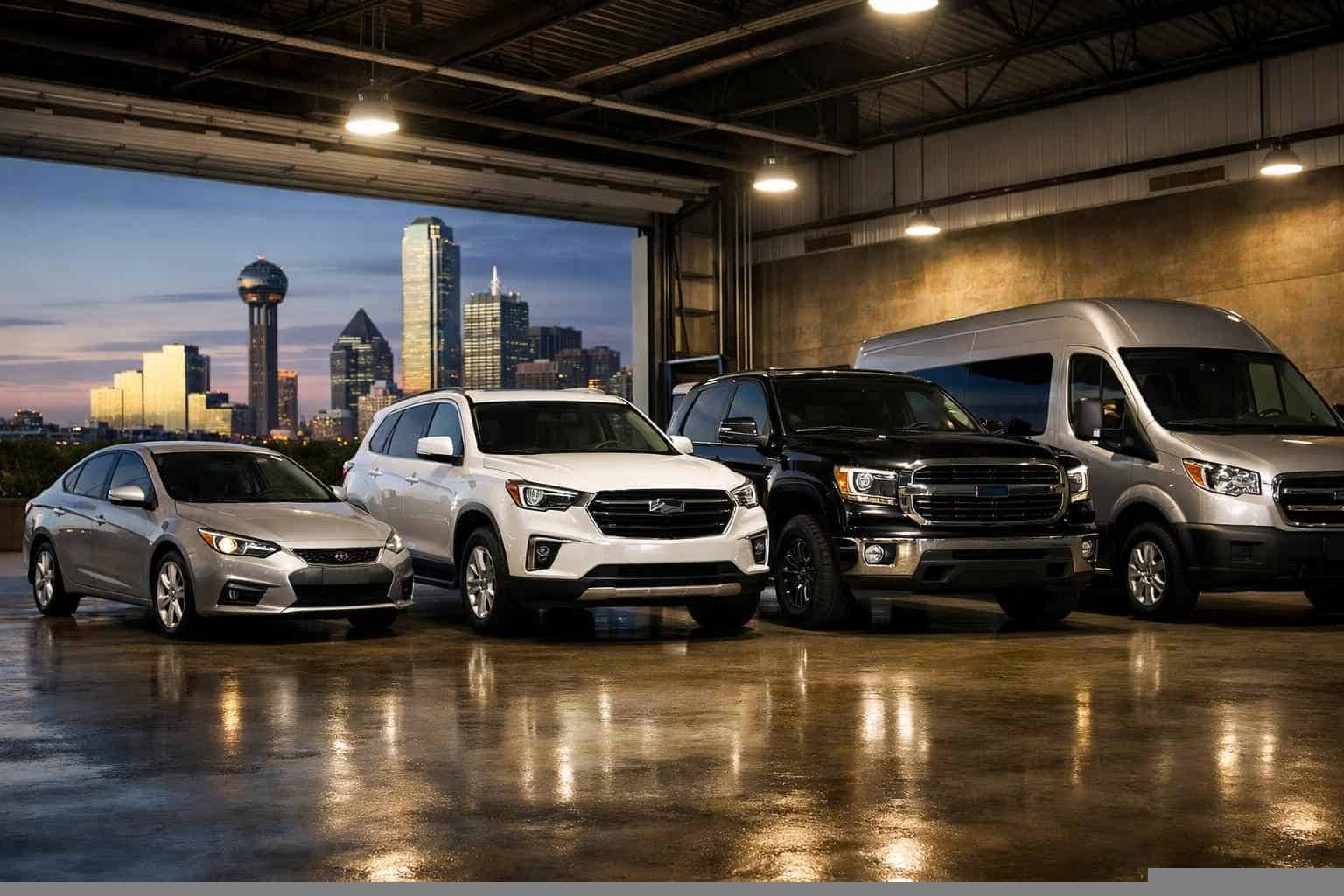 What vehicle sizes do you offer in Arlington Texas?