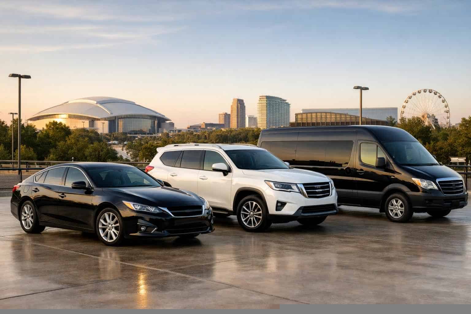 What vehicle sizes do you offer in Arlington Texas?