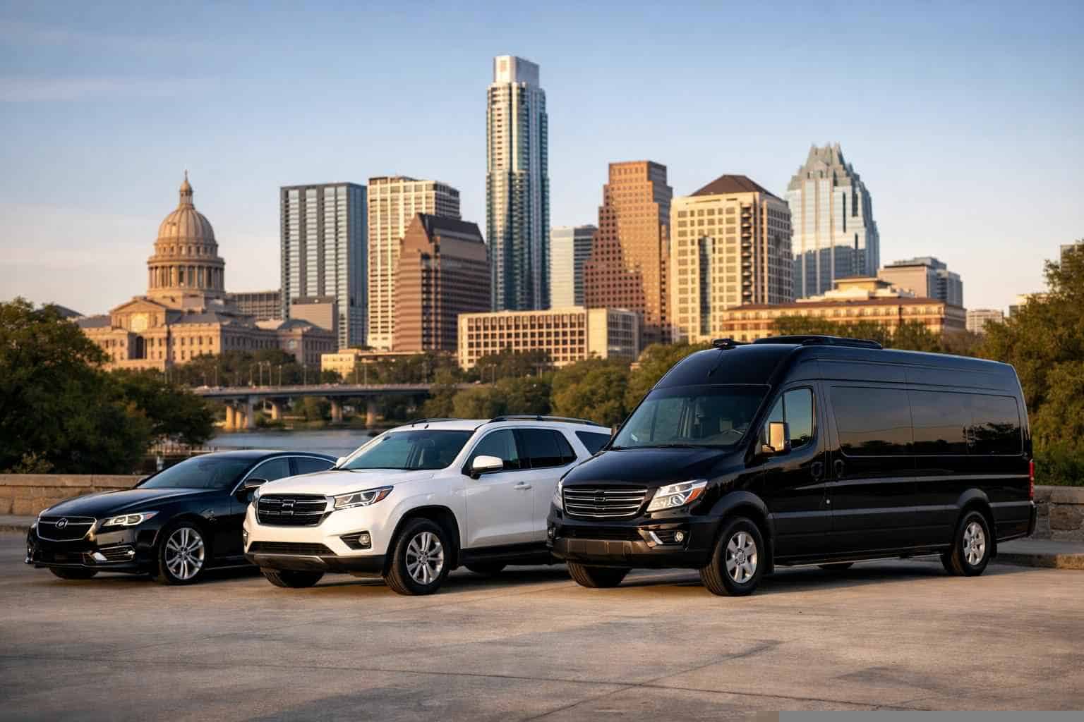 What vehicle sizes do you offer in Austin Texas?