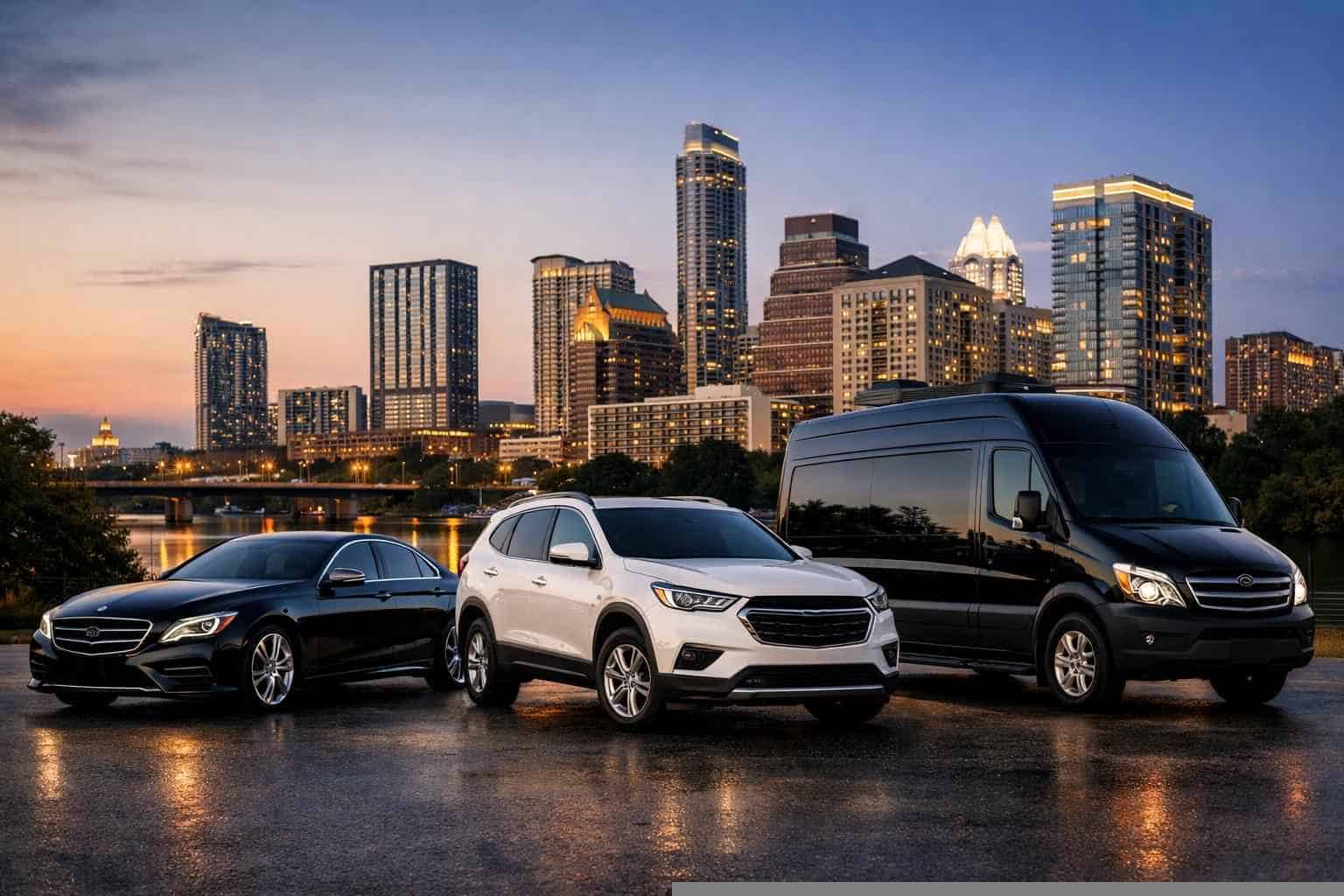 What vehicle sizes do you offer in Austin Texas?