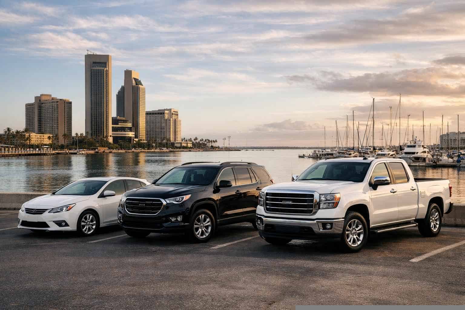 What vehicle sizes do you offer in Corpus Christi Texas?