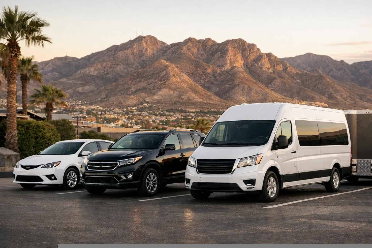 What vehicle sizes do you offer in El Paso Texas?