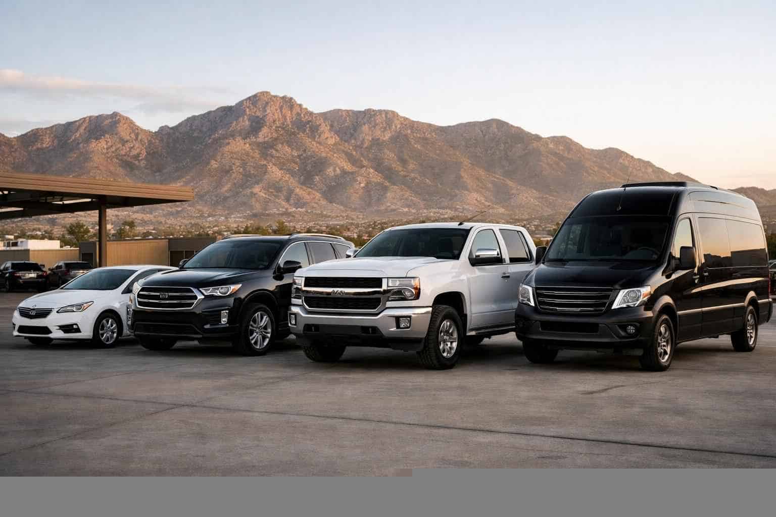 What vehicle sizes do you offer in El Paso Texas