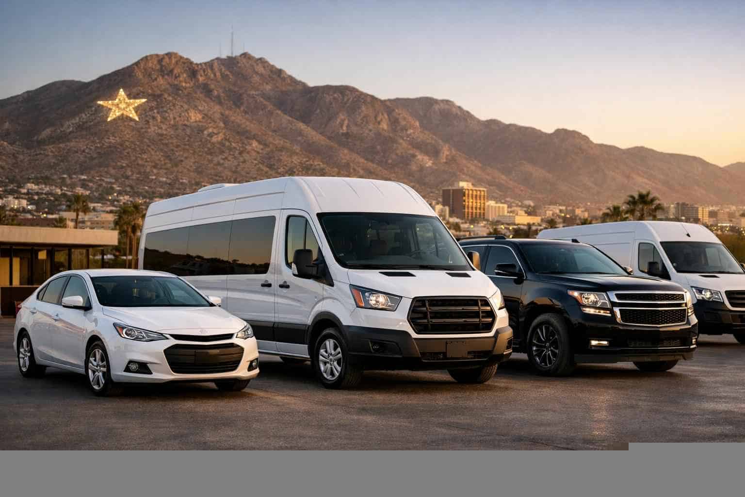 What vehicle sizes do you offer in El Paso Texas?