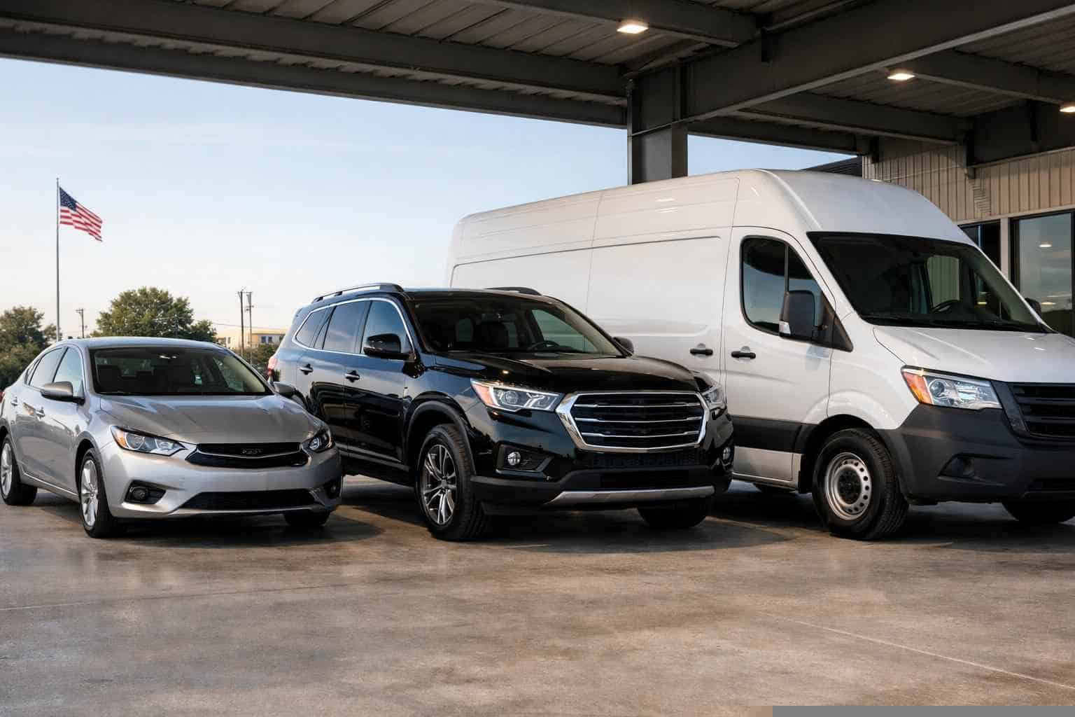 What Vehicle Sizes Do You Offer In Garland Texas?