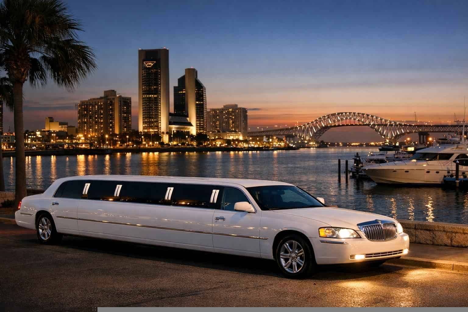 White Limo Rental Services In Corpus Christi Texas