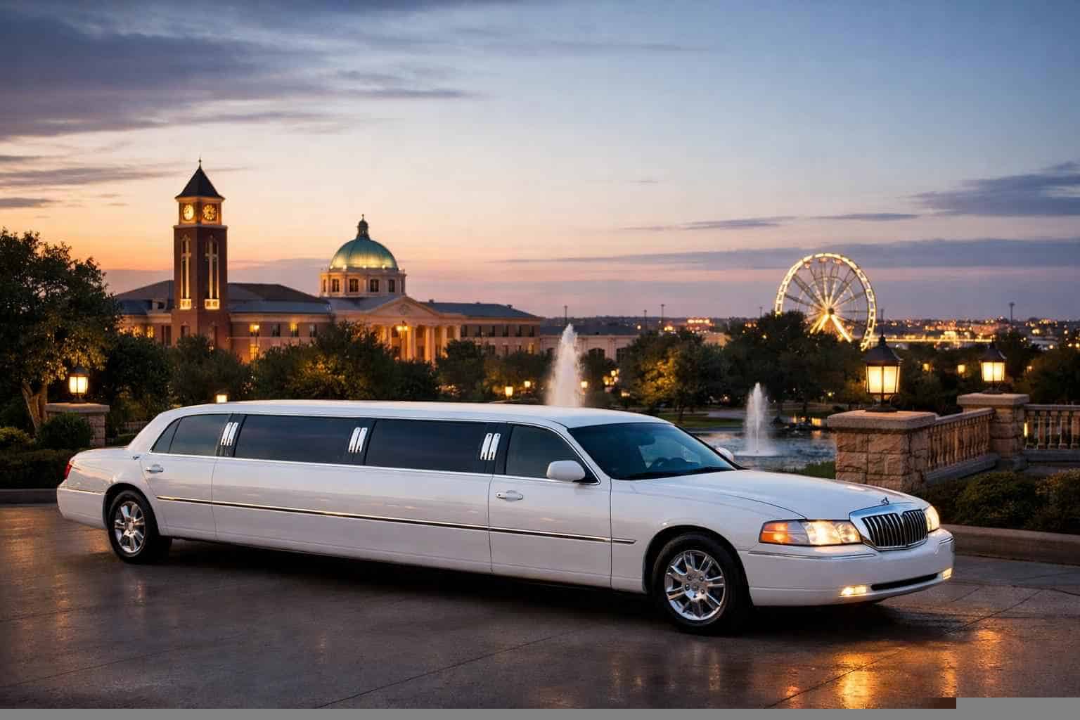 White Limo Rental Services In Garland Texas