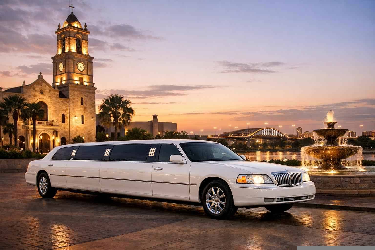 White Limo Rental Services In Laredo Texas