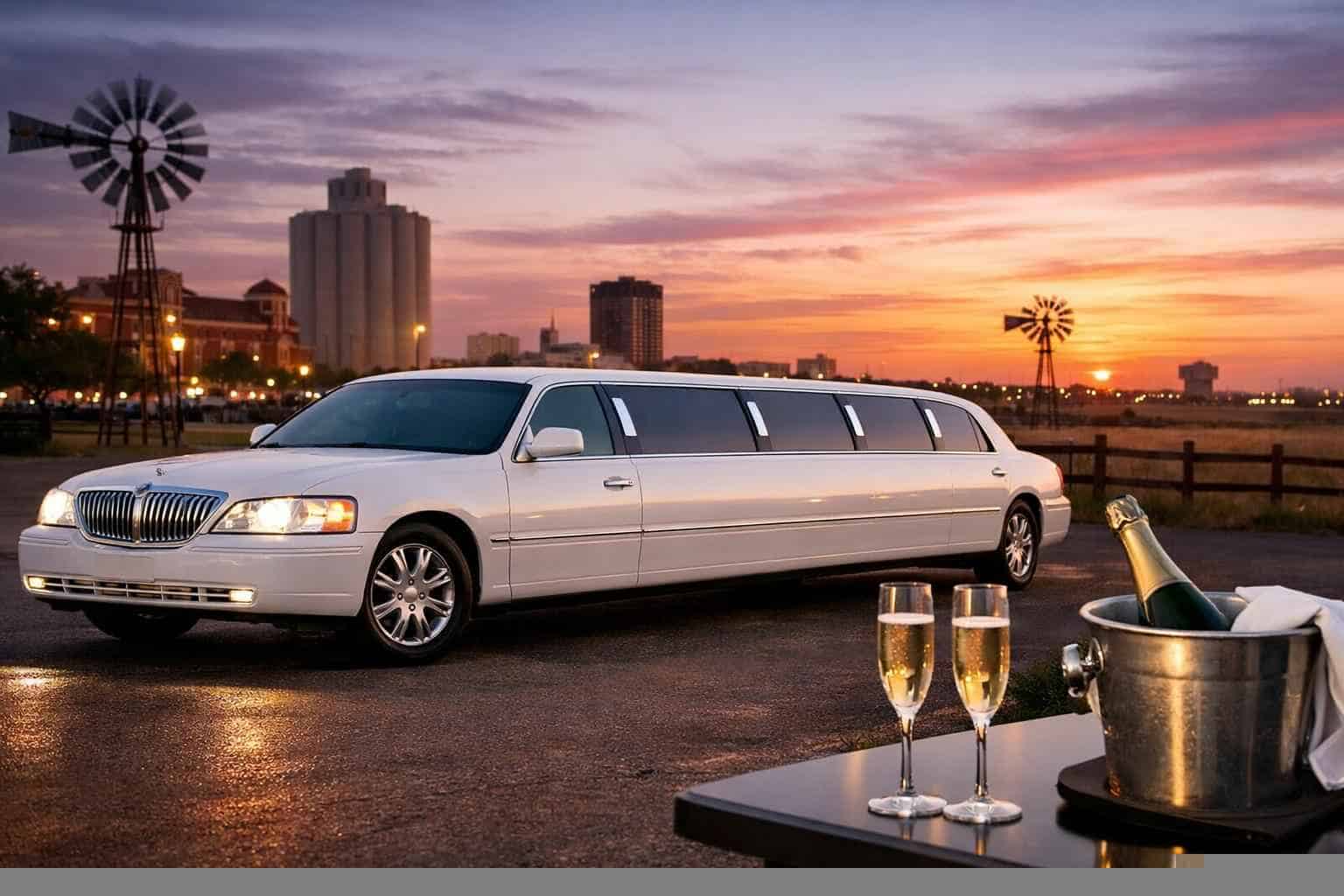 White Limo Rental Services In Lubbock Texas