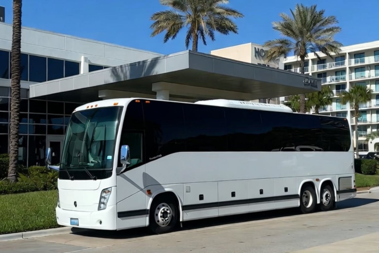 Orlando Florida White Buses