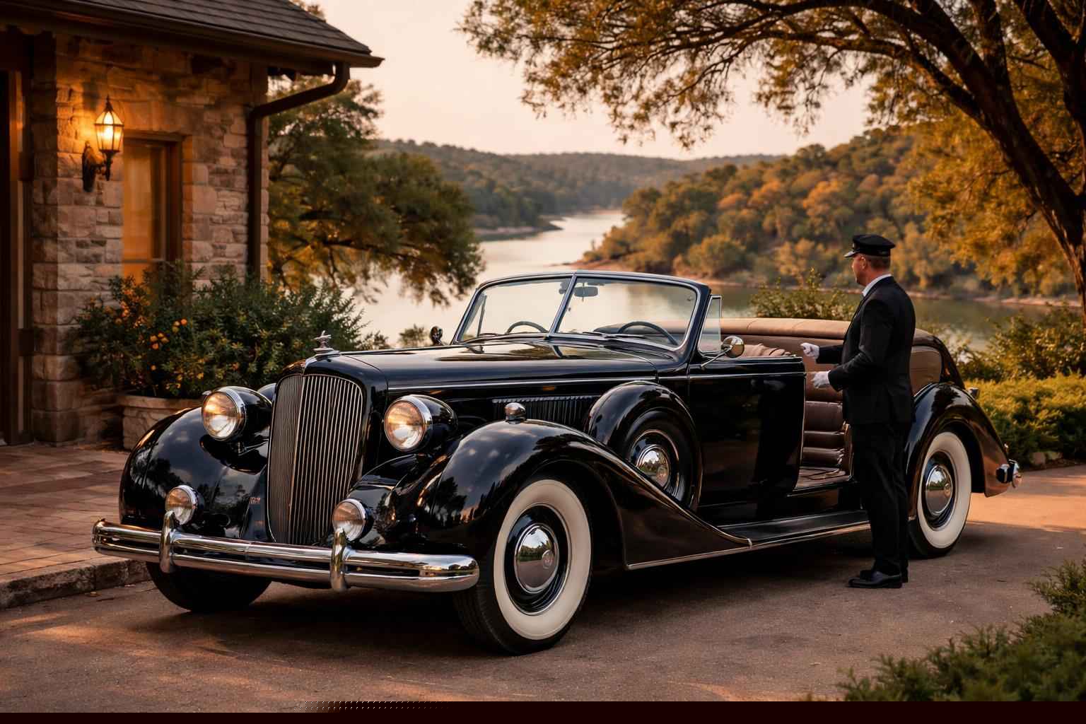 Antique Vehicle Rental Services With Driver In Marble Falls Texas